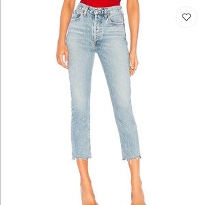 Agolde Riley Crop Jeans